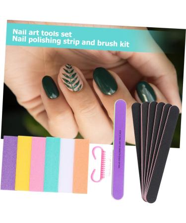 minkissy 1 Nail Polish Buffer Nail File for Natural Nails Nail Buffing Block Nail Files Boards Acrylic Nail Files Nail Buffers Natural Nails Files Nail Art King Miss Sponge 18X2cm - Buy Online on SooperMarket.com