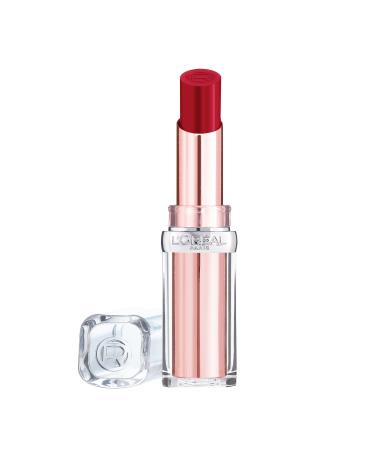 L'Oreal Paris Lipstick Balm-In-Lipstick Keep Lips Hydrated and Smooth Natural-Looking Shiny Finish Glow Paradise 350 Rouge Paradise 350 Rouge Paradise 3.8 g (Pack of 1)