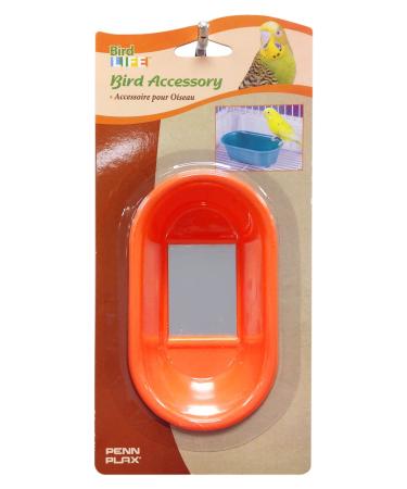 Penn-Plax Bird Bath with Mirror  Designed for Small Bird use, Easy to Setup, BA513
