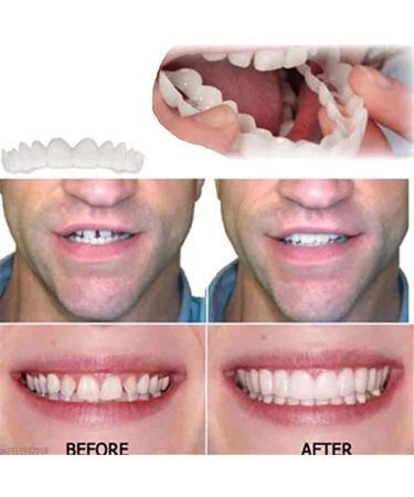 LAMILL DIY Dentures Teeth Veneers for Men and Women - Elastic Tooth Cover - Perfect Smile Solution (2 PCS) - Buy Online on SooperMarket.com