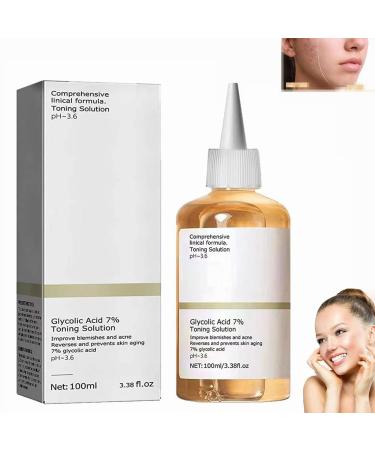 Glycolic Acid 7% Toning Solution Glycolic Acid Toner Glycolic Acid 7% Toning Resurfacing Solution Moisturize & Strengthen Skin Exfoliating Glycolic Acid 7% Toning Solution