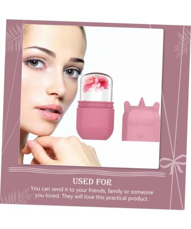 Unicorn Ice Tray Face Massager | Silicone Ice Roller for Skin Care | Facial Roller Tool - Pink 10.7x5.4x5CM - Buy Online on SooperMarket.com
