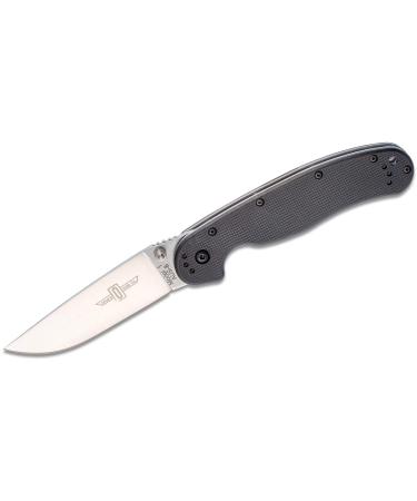 Ontario Knife Company 8848 Rat I Folding Knife - EDC Knife (Black)