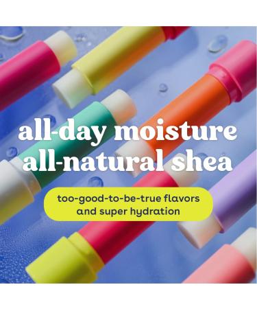 EOS Super Soft Shea Lip Balm Stick- Birthday Cake | 0.14 oz | Long-Lasting Hydration - Buy Online on SooperMarket.com