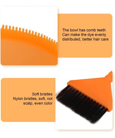 Hair Dye Color Brush and Bowl Set Hair Color Brush Mixing Bowl Kit for Hair Tint Dying Coloring Applicator - Buy Online on SooperMarket.com