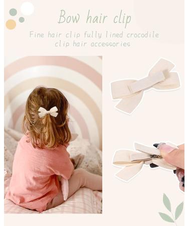 16-Pack Tiny Hair Bow Clips for Toddlers | Mini Baby Barrettes for Fine Hair | Fully Lined Accessories - Buy Online on SooperMarket.com