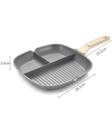 DELURA Saucepan Multi-Purpose Durable Frying Pan 3-in-1 Steak Breakfast Skillets Omelet Saucepan Cooking Pot Kitchen Cookware Utensils Wok (Color : B) - Buy Online on SooperMarket.com
