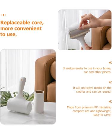 Portable Roller Brush Lint Remover - Travel-Friendly Dog Hair & Sofa Cleaner Tool | Household Sticky Paper - Buy Online on SooperMarket.com
