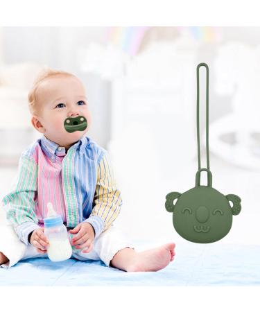 IDEZEK Baby Schnuller Holder | Safe Silicone Pacifier Cover Set | Easy to Clean Baby Pacifiers for Travel Shopping & Walks | Perfect for Boys & Girls - Buy Online on SooperMarket.com
