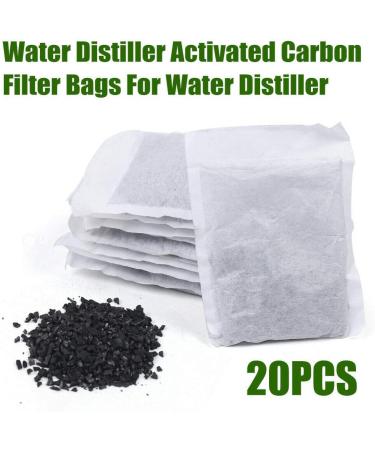 Buy 20 Pieces Activated Carbon Bamboo Coal Air Purification Bags | Quarterly Cleaning Charcoal for Water Distillers - International Shipping Available - Buy Online on SooperMarket.com