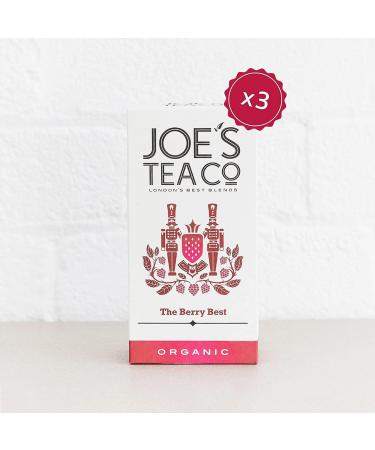 Joe's Tea Co. Organic Berry Best Fruit Tea (45 Tea Bags) - Delicious Berry Infusion - Buy Online on SooperMarket.com