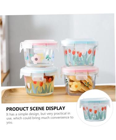 Zerodeko Practical Durable Sealed Jam Home Ml for Container Food Case Snack - Buy Online on SooperMarket.com