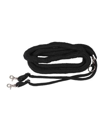 QHP Lunging Aid Lunging Line Lunge Groundwork 4 Colors 4 Sizes (M Black) M black