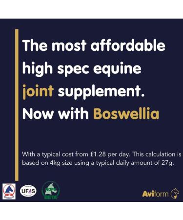Suppleaze Gold Joint Supplement for Horses - Nourishes Conditions and Supports Your Horses Joints - Optimum Levels of Glucosamine - New Formula with MSM HA Vitamin C And Boswellia 600 g (Pack of 1) - Buy Online on SooperMarket.com