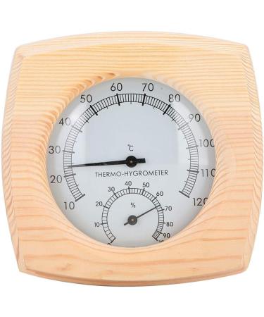 HEEPDD Sauna Room Thermometer & Hygrometer - Premium Wooden Meter for Indoor Use | Best for Sauna & Humidity Control - Buy Online on SooperMarket.com
