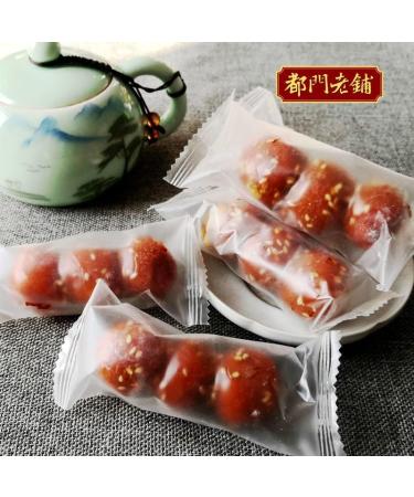 Old Beijing Rock Sugar Gourd 400g/bag Hollow Hawthorn Ball Cake Candied Fruit Delicious Snack Gifts Chinese Special Food dim Sum Dessert Sweet and Sour Fruit Candy (4bags) - Buy Online on SooperMarket.com