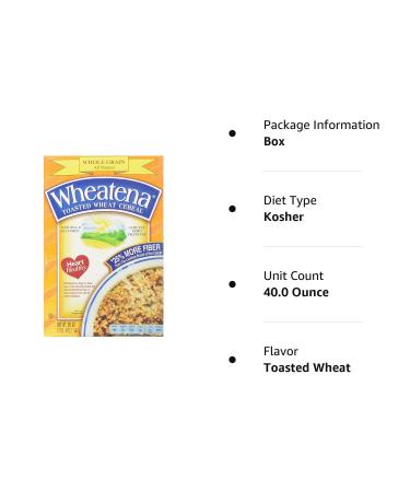 Wheatena Toasted Wheat Cereal 20oz Boxes - 2 Pack - Buy Online on SooperMarket.com