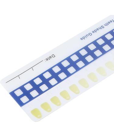 Professional Tooth Whitening Color Guide - 5-Part Comparison Card for Home & Dental Use - Buy Online on SooperMarket.com