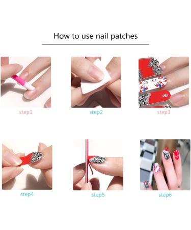 JSGHGDF 16 s Sticker Nail Stickers Set for UV Lamp 3D Nails Style Ze0444 - Buy Online on SooperMarket.com