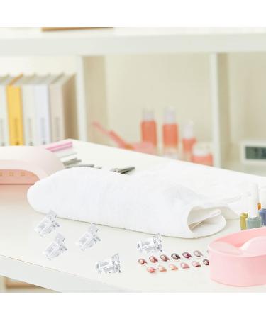 10 Pcs Plastic Nail Tips Clips for Quick Gel Nail Extensions - Transparent - Buy Online on SooperMarket.com