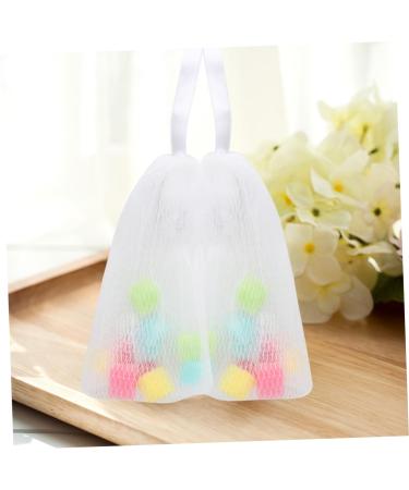 FRCOLOR 10 Pcs Exfoliating Pouch Bags - Red Rose Drawstring Bags for Women - Ideal for Showers & Cleansing | 8x24cm - Buy Online on SooperMarket.com