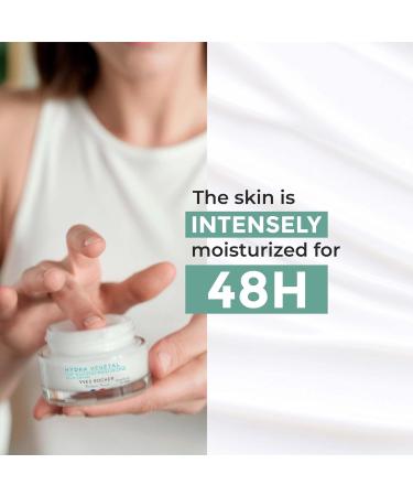 Yves Rocher Hydra Vegetal 48H Moisturizing Rich Cream - Best Face Moisturizer for Normal to Dry Skin - 1.6 FL OZ - Shop Internationally - Buy Online on SooperMarket.com