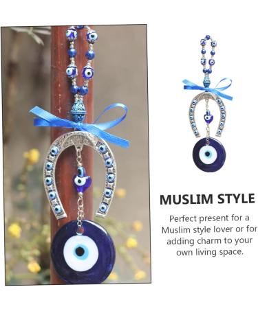 ORFOFE 1pc Blue Eyes Pendant Car Christmas Decorations Car Key Ring Turkish Evil Eye Pendant Household - Buy Online on SooperMarket.com