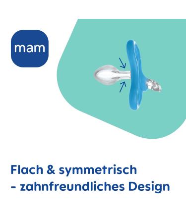MAM Comfort Pacifiers Set of 2 | Premature & Newborn Friendly | 100% Silicone Soft Skin | 0-3 Months | Pink | International Shipping Available - Buy Online on SooperMarket.com