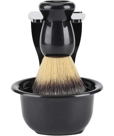 Premium Wood Wet Shaving Set for Men | 3-in-1 Razor Brush Bowl & Safety Razor Holder | Traditional Manual Shaving Tools - Buy Online on SooperMarket.com