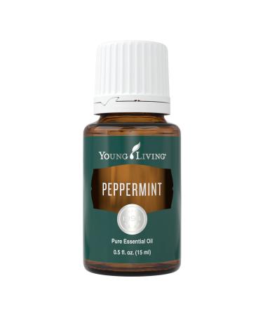 Peppermint Essential Oil by Young Living, 15 Milliliters, Topical and Aromatic Peppermint 0.51 Fl Oz (Pack of 1)