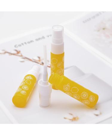 PXYELEC 10ml Refillable Yellow Glass Spray Bottles - 10 Pack with Funnels & Droppers for Perfume Essential Oils and Lotions - Buy Online on SooperMarket.com