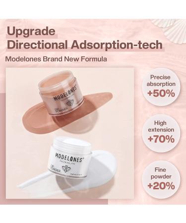 Modelones Dip Powder Nail Set - 8 Nude Colors for DIY Manicure & French Nail Art, No Nail Lamp Needed - Buy Online on SooperMarket.com