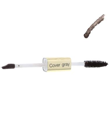 Cover Your Gray 2-in-1 Mascara Wand and Sponge Tip Applicator - Medium Brown