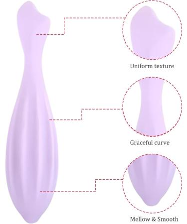 Shop Silicone Face Roller - Portable Washable Gua Sha Tool for Women - Purple - Buy Online on SooperMarket.com