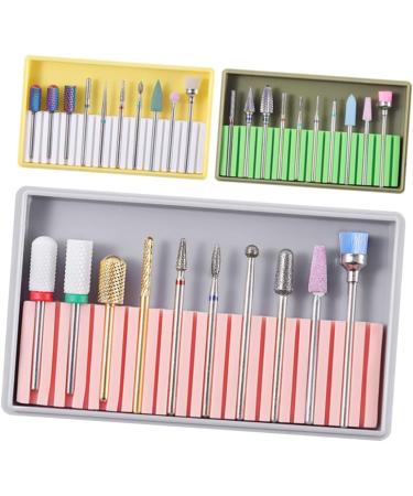 Beavorty 3 Sets Manicure Pedicure Bit manicure drill bits Cuticle Drill Bits Gel Nails Bit Manicure sand tool Nail Drill Replacement Bits nail grinding head power tools polisher diamond 5x1cmx3pcs Yellowx3pcs - Buy Online on SooperMarket.com