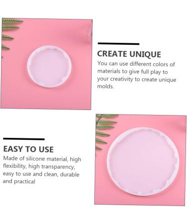 COHEALI 2 Pcs Silicone Mold Silicone Coasters Resin Coasters Cup Mat Casting Mold Tool Crystal - Buy Online on SooperMarket.com