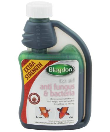 Blagdon Extra Strength Concentrated Formula Anti Fungus & Bacteria Water Treatment for Pond Fish Finrot Mouthrot Goldfish Koi Carp 250 ml 250 ml (Pack of 1) 250 ml (Pack of 1)