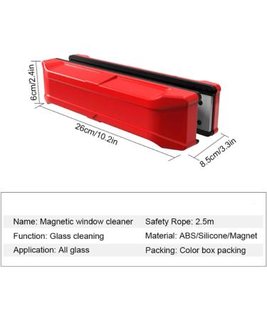 Magnetic Glass Brush Double Side Glass Window Cleaning Cleaning Brush For Household Cleaning Tool Magnetic Window Cleaner 8-15mm - Buy Online on SooperMarket.com