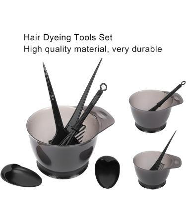 5 PCS Professional Hair Coloring Kit - Salon and Home Hair Dye Tools Set - Buy Online on SooperMarket.com