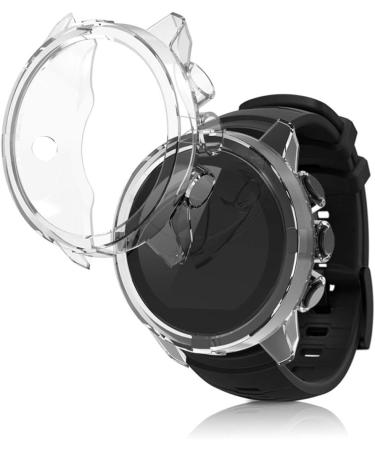 kwmobile 2-Pack Suunto 9/9 Baro/Spartan Sport Wrist HR Fitness Tracker Frame - TPU Silicone Cover - Transparent (Set of 2) - Buy Online on SooperMarket.com