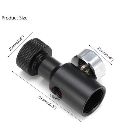Felenny Paintball Co2 ASA Adapter with On/Off Remote Fill Station- 3000psi Gauge - Buy Online on SooperMarket.com