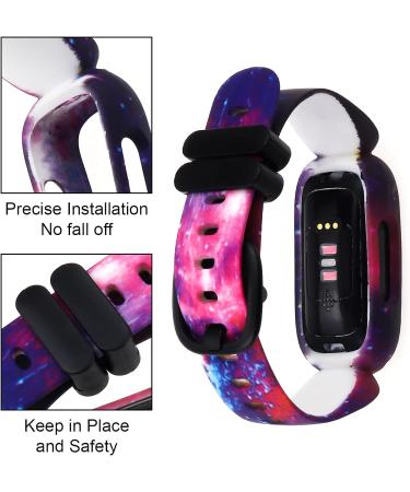 3 Pack Floral Ace 3 Bands for Kids - Colorful Waterproof Straps for Fitbit Ace 3 - Girls Boys Bracelet Accessories - Pattern A - Buy Online on SooperMarket.com
