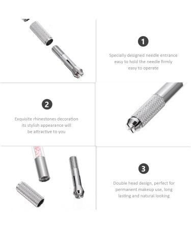 NOLITOY Makeup Gadgets 10pcs Pencils Makeup Tools Heads Tool Double Tattooing Needle Manual Long Pencil Eyebrow Pens End - Buy Online on SooperMarket.com