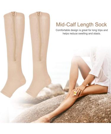 OKAT Mid-Calf Open Toe Compression Socks for Running & Sports - S/M | International Shipping - Buy Online on SooperMarket.com