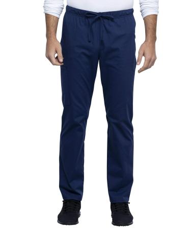 Cherokee Men & Women Scrubs Pant Workwear Professionals Straight Leg Drawstring WW030 XX-Small Short Navy