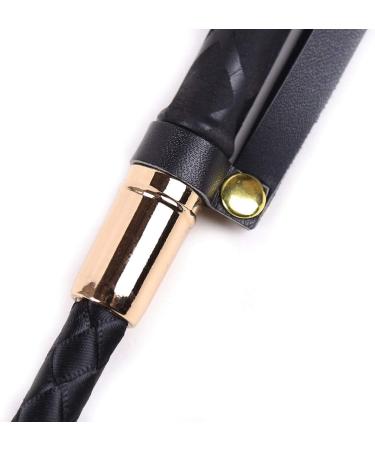Premium Genuine Leather 18 Horse Crop Jump Bat with Black Handle - Equestrian Fiberglass Rod for English Training - Buy Online on SooperMarket.com