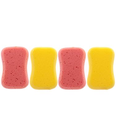 4pcs Exfoliating Mesh Bath Sponge Pouf Balls - Kid-Friendly Shower Loofahs & Back Exfoliator | Miss Body - Buy Online on SooperMarket.com