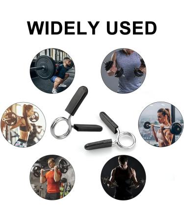 Zozomaiy 4 Pack 25mm Dumbbell Closures - Spring Lock Attachments for Weight Lifting & Strength Training - Buy Online on SooperMarket.com