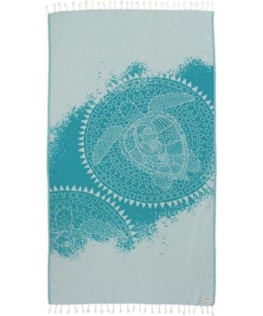 Sand Cloud Turkish Beach Towel - Oversized & Sand Proof - 100% Certified Organic Turkish Towel - Quick Dry Towel for Beach  Blanket or Bath Towel - As Seen on Shark Tank - Mandala Sea Turtle Green Mandala Sea Turtle Green Regular - Buy Online on SooperMarket.com