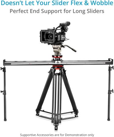 PROAIM 2-Stage Support Pole for Camera Sliders | Prevent Flex & Wobble | Telescopic with Easy Locking Knobs | Non-Slip Rubber Foot | Up to 40kg/90lb Payload - Buy Online on SooperMarket.com